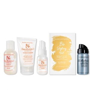 Bumble & Bumble 5-Pc Hair Travel Set (Shampoo+Conditioner+Primer+Spray+Oil), NEW